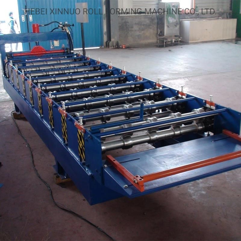 Xn-900 Metal Color Steel Aluminum Tile Cold Makong Trapezoid Roof Sheet Roll Forming Machine