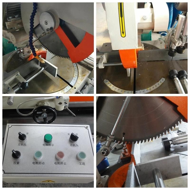 Window Door Making Aluminum Profile Double Head Cutting Saw Machine