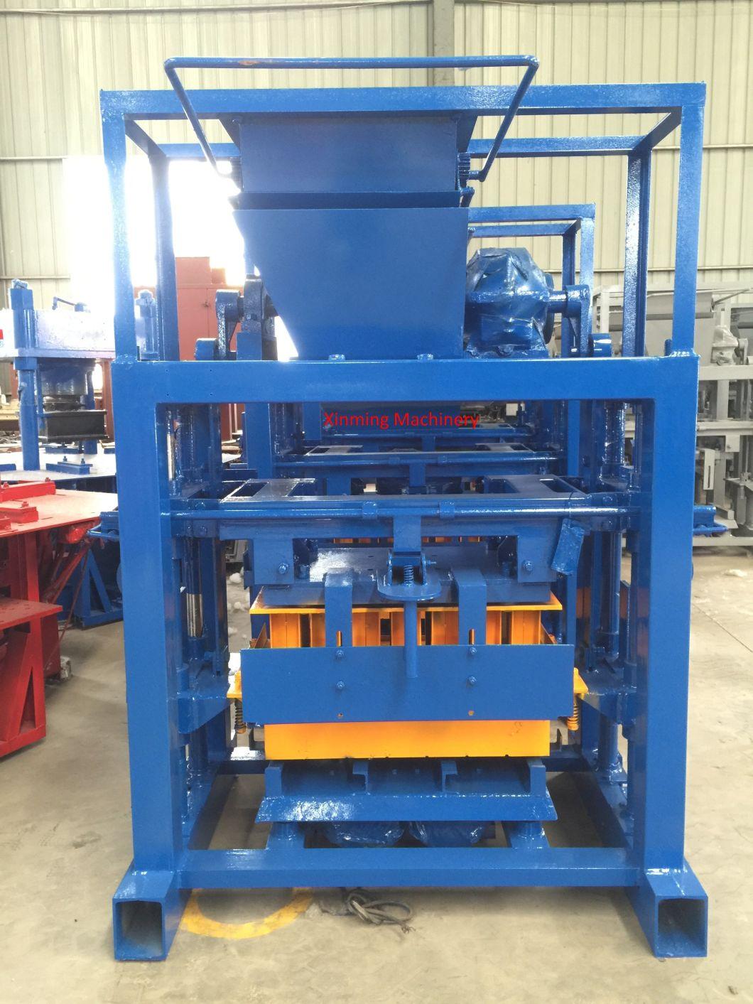 Qt40-1 Semi Automatic Cement Paving Interlock Brick Block Making Machine for Sale