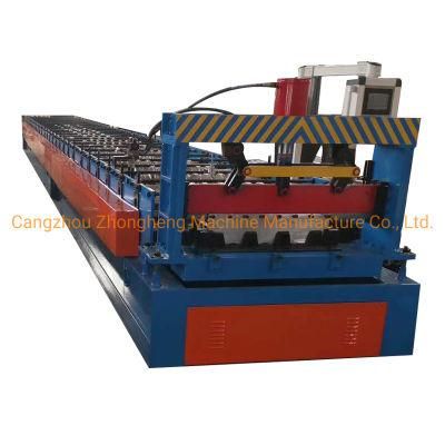 High-Speed Automatic Cold Steel Structural Floor Decks Roll Forming Machine From China.