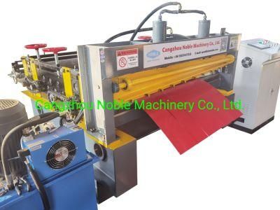 Hydraulic Color Steel Plain Sheet Leveling Slitting Cutting Roll Forming Machine
