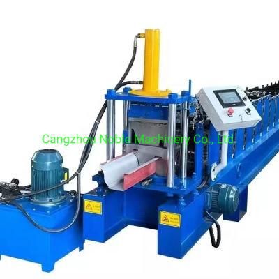 Low Price Full Automatic PPGI Steel Coils Metal Water Rain Gutter Roll Forming Machine with CE Certificate