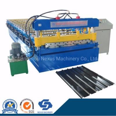Yx27-200-1000 Metal Trapezoidal Roof Sheet Roll Forming Machine Export to Bulgaria