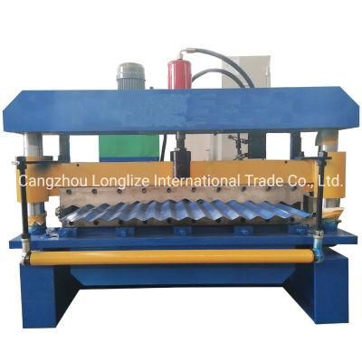 Aluminium Round Corrugated Roofing Sheet Roll Forming Machine