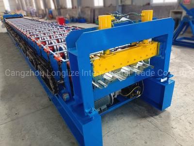 Automatic Floor Deck Roll Forming Machine for Making Flooring Decking Plate