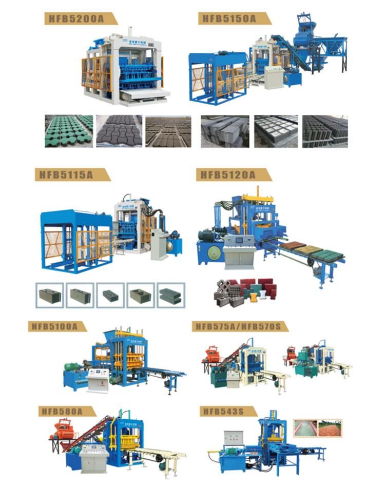 Interlocking Brick Machinery Fly Ash Bricks Making Machine Paver Bricks Maker Blocks Making Machine Automatic Brick 6 Inches Hollow Block Making Machine