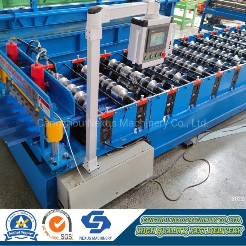 Steel Ibr Sheeting Roll Forming Machine Metal Chromadek Roofing Sheets Making Machinery
