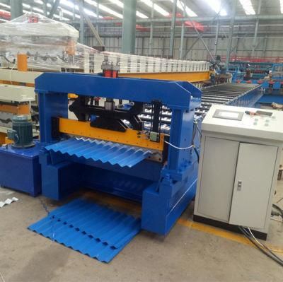 Metal Roofing Galvanized Aluminum Corrugated Steel Sheet Making Machine