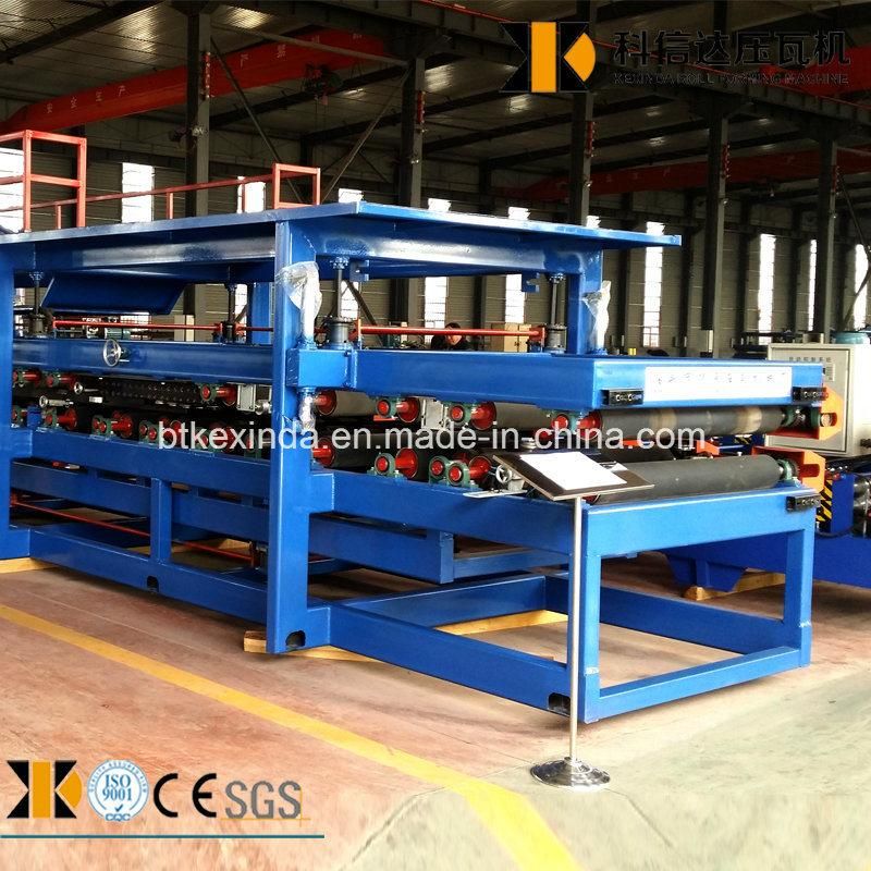 Kexinda Sandwich Panel Roll Forming Machine Mineral Wool and Polyurethane Sandwich Panel Production Line