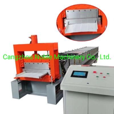 Standing Seam Snap Lock Self Lock Roofing Sheet Roll Forming Machine