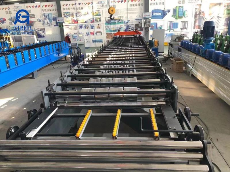 Metal Tile Manufacturing Equipment Making Machine Rib Ibr Trapezoidal Tile Roll Forming Machine
