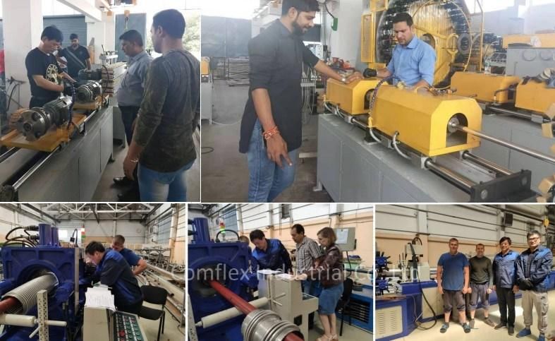 Corrugated Flexible Metal Hose Hydraulic Making Machine, Flexible Hose Machine*