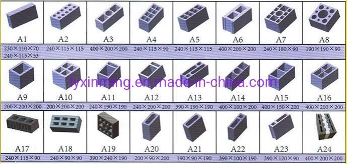 Hollow Bricks Making Machine Qt4-24 Cement Block Machine