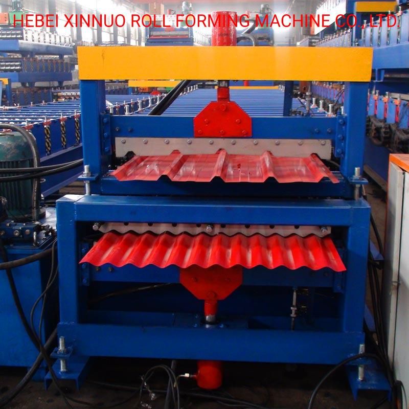 Roofing Sheet Making Machine 840+850 Double Layer Roll Forming Machine