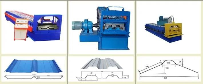 Corrugating and Glazed Tile Galvanized Roofing Panels Rolls Forming Machine