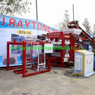 Qt4-18 Brick Pressing Machine Interlocking Brick Machine China