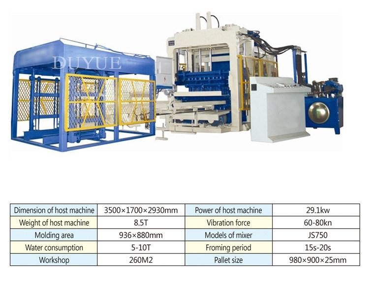 Full Automatic Hydraulic Making Machine Concrete Block Machine