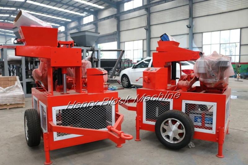Mobile Clay Soil Interlocking Block Machine