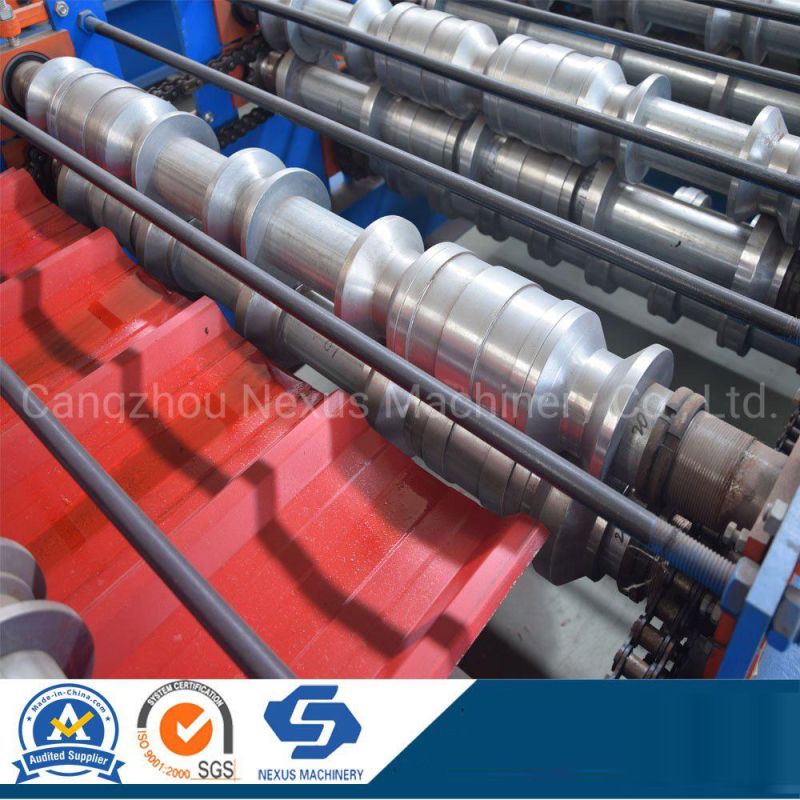 Cold Corrugated Roof Sheet Double Layer Roll Forming Making Machine