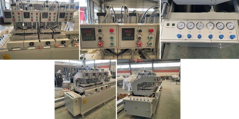 Four Heads PVC Window Door Profile Welding Machine UPVC Window Making Machine