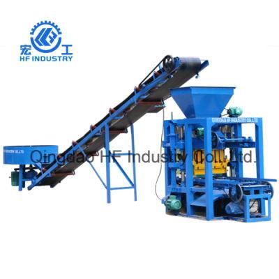 Qt4-26 Semi Automatic Cement Block Making Machine Concrete Brick Forming Machine