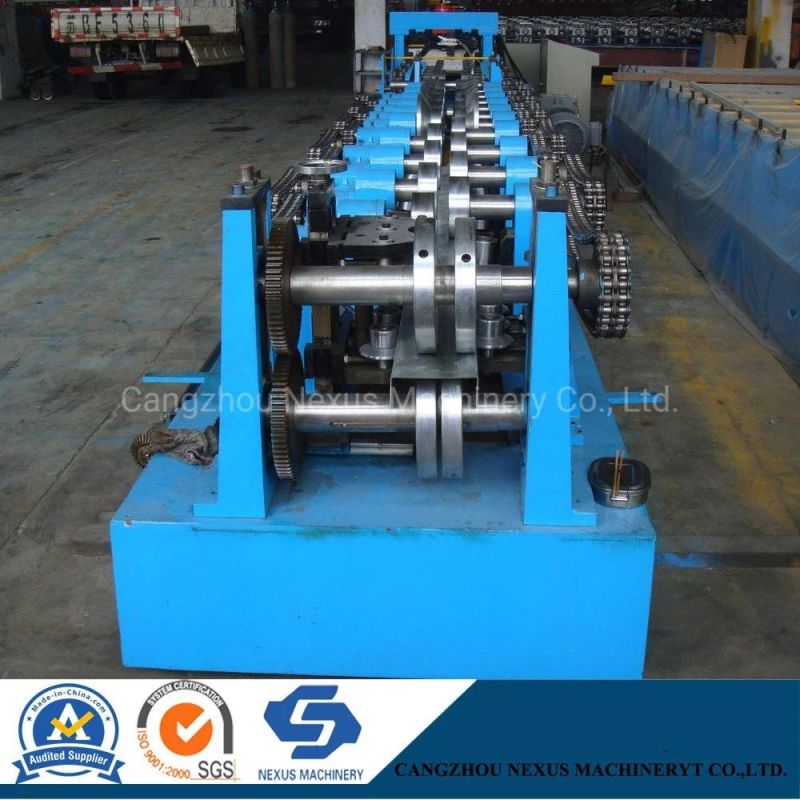 China Manufacturer Metal C U Z Purlin Roll Forming Machine with Punching