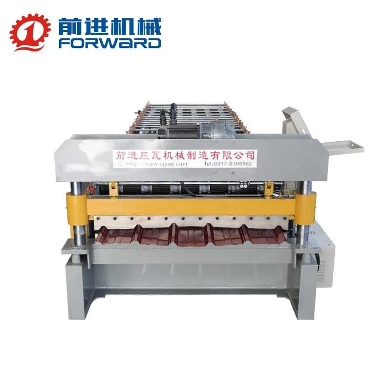 High Efficient Trapezoidal Iron Roofing Sheet Making Machine / Roll Forming Machine