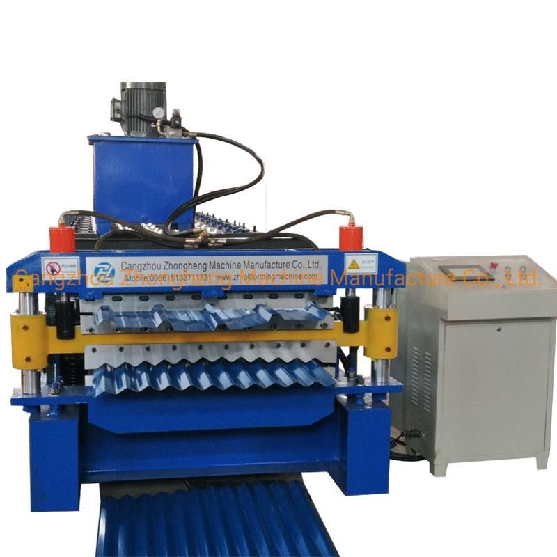 Metal Roofing Corrugated Steel Sheet Roll Forming Machine