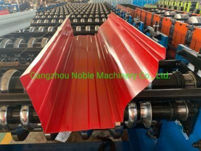 Low Price Aluminum Color Steel High Quality Automatic Ridge Roofing Sheet Gutter Roll Forming Making Machine with PLC Control System