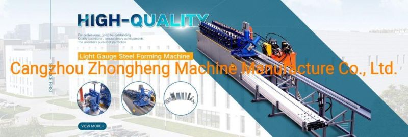 Metal Steel U Runner Roll Forming Machine