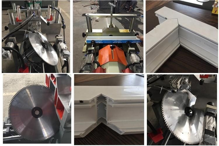 UPVC PVC Profile Miter Saw Without Calculating V Cutting Machine for Window and Door