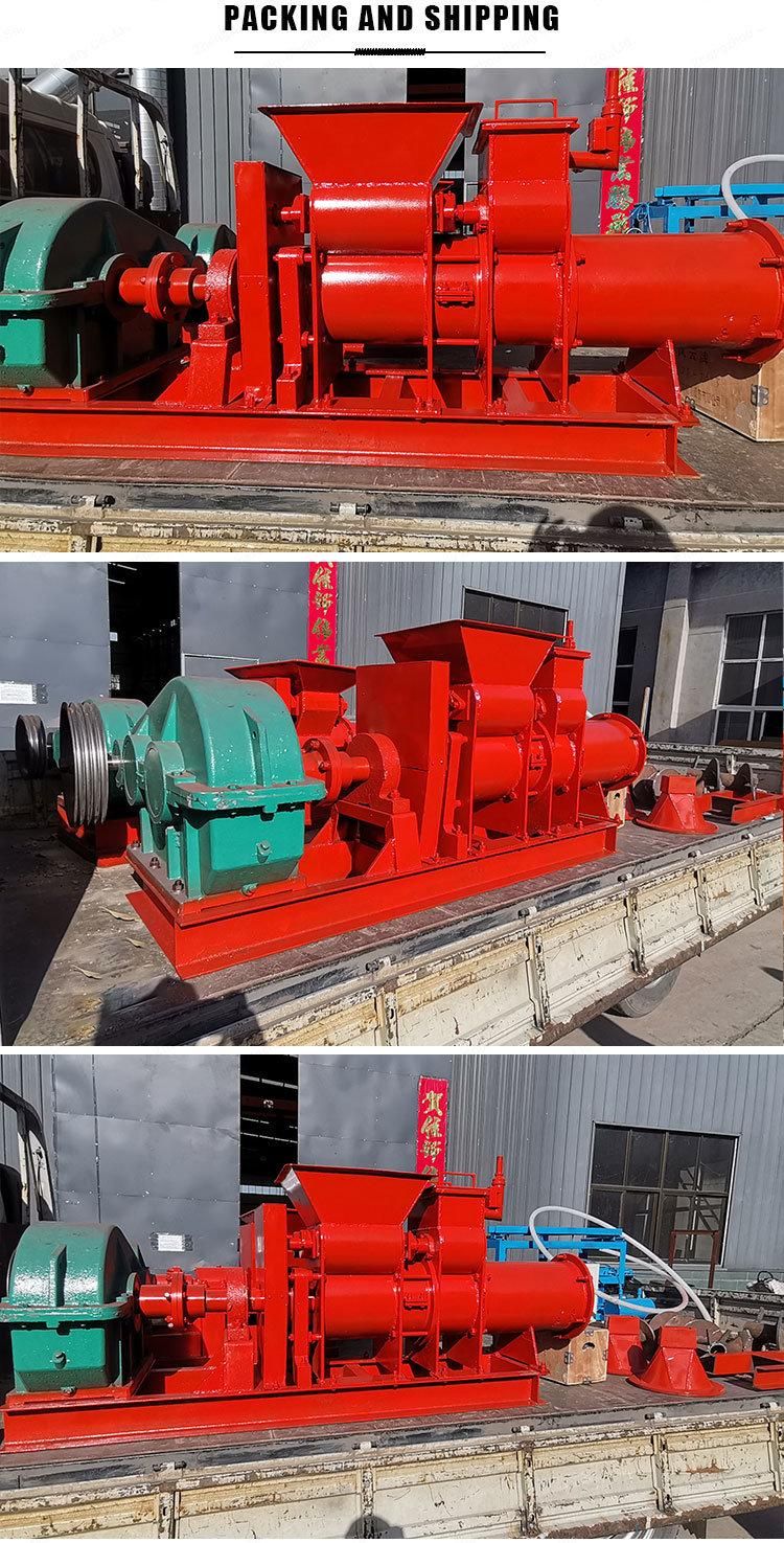 Semi Automatic Small Vacuum Mud Brick Maker Soil Clay Fire Red Brick Making Extruder Machine Price
