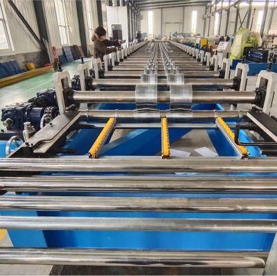 Trapezoidal Rib Roofing Sheet Roll Forming Machine Long Span Ibr Roof Tile Making Machine