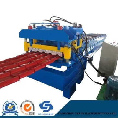 Color Steel Roof Tile Making Machine with Panasonic PLC Control System