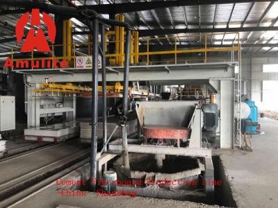 Waterproof Fiber Cement Board Wall Panel Making Sheet Machine