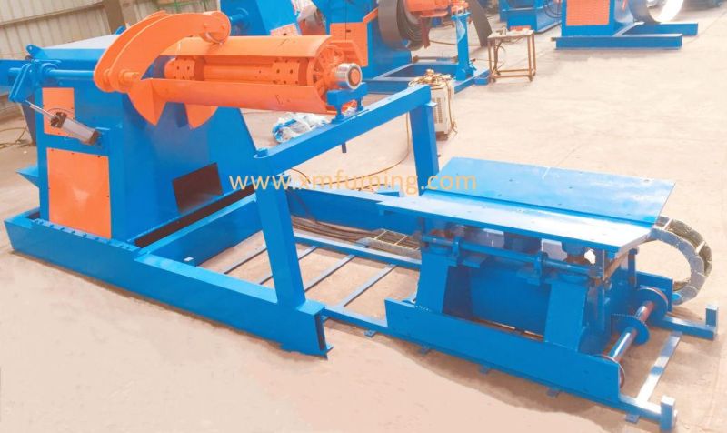10t*1500mm Hydraulic Decoiler with Coil Car with Top Arm and Support Arm