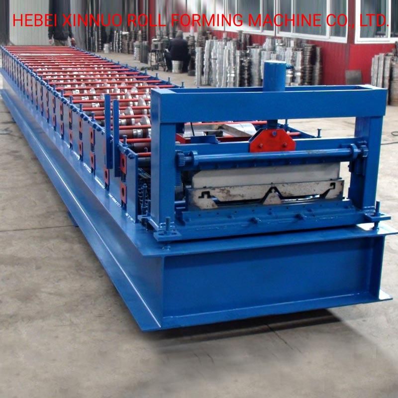 PLC Control Easy Operation 760 Joint Hidden Roofing Sheet Roll Forming Machine