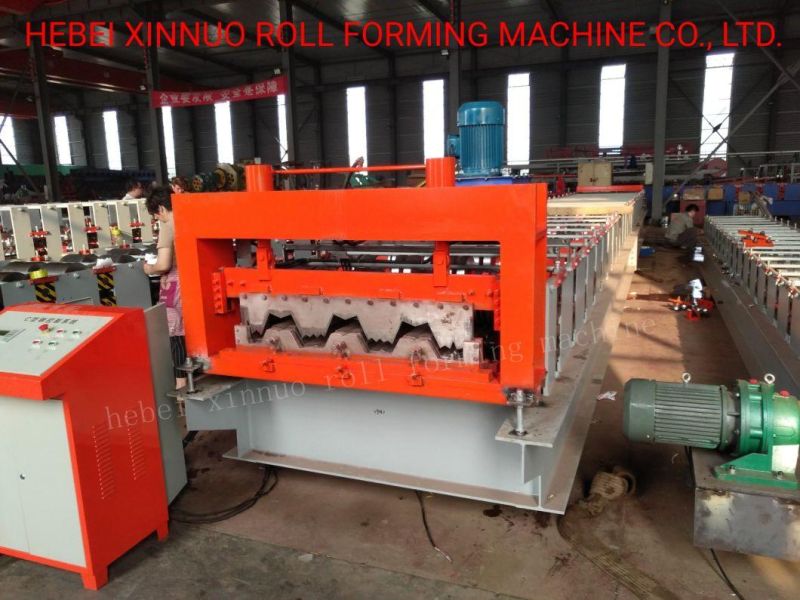 Floor Deck Roll Forming Machine Full Automatic 910 Floor Decking Roll Forming Machine