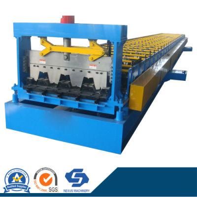 Yx106-250-750 CNC Floor Decking Panel Steel Metal Roll Forming Machine for Building Construction