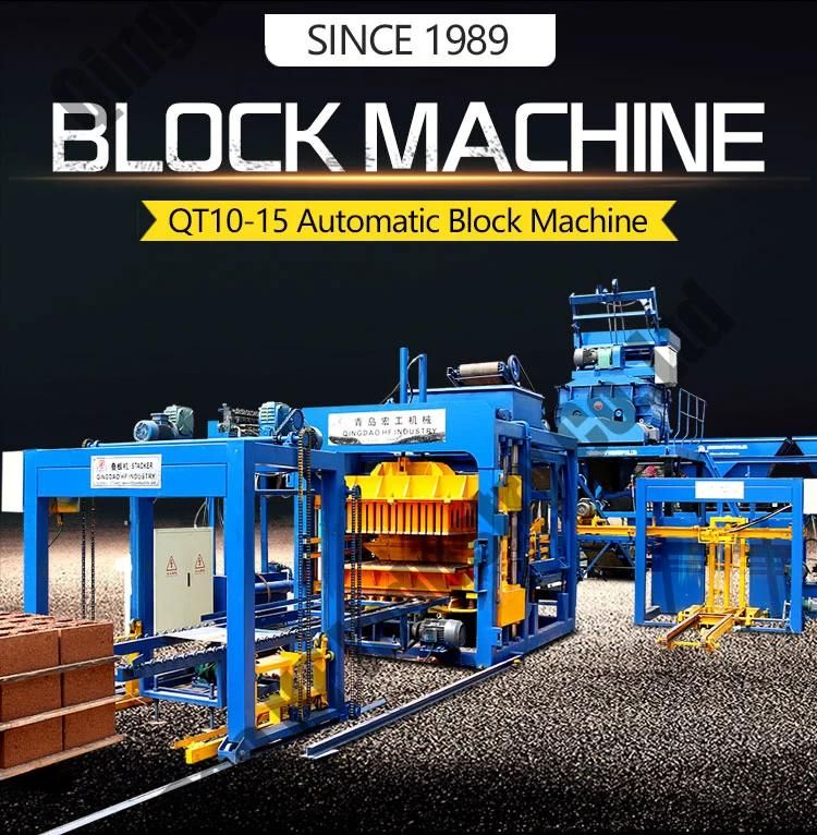Qty 10-15 Fully Automatic Hydraulic Concrete Block Making Machine