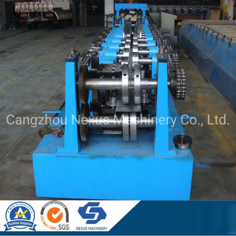 Ce ISO Channel Steel C Z U Frame Purlin Roll Forming Machine