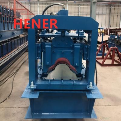 Color Steel Glazed Ridge Cap Tile Roll Forming Making Machine