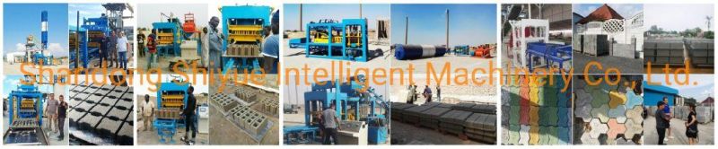 Automatic Control Cement Sand Hollow Block Making Machine with Customized Moulds
