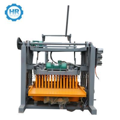 Qt4-35A Hand Operated Fly Ash Brick Making Machine Semi-Automatic Paver Machine