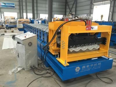 Corrugated Metal Roof Glazed Tile Sheet Making Roll Forming Machine