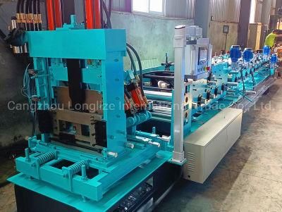 One Key Changed C Purlin Roll Forming Machine with C80-300
