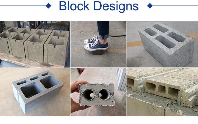 Qt8-15 Concrete Cement Building Hollow Paving Paver Brick Block Making Machine Price