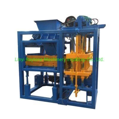 Qt4-25 Paver Brick Pressing Machine Semi Automatic Porous Brick Machine