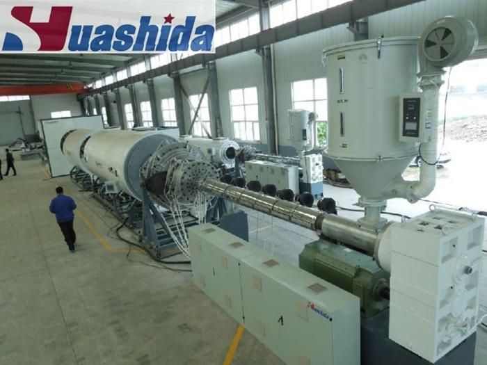 Plastic HDPE Thin Wall Casing Case Shell Jacket Pipe Making Machine 110-2000mm