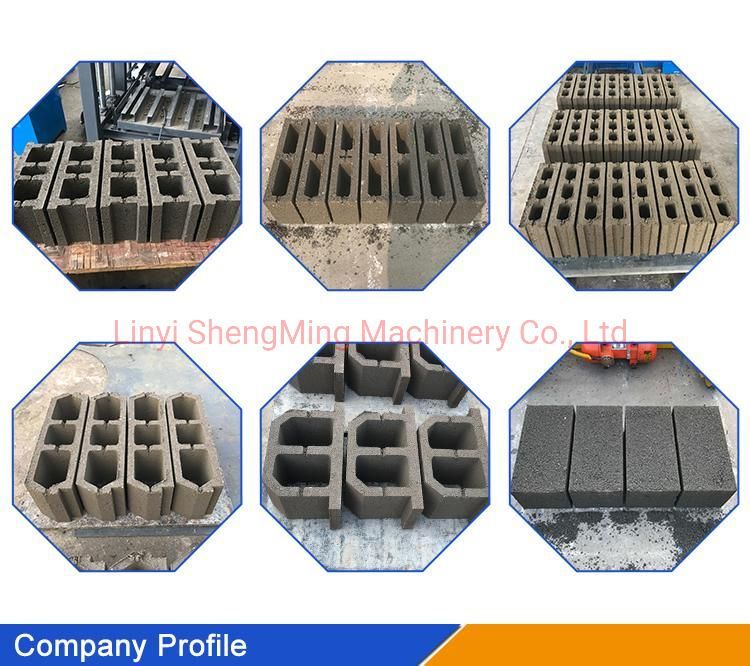 Manual Fly Ash Concrete Cement Paver Solid Hollow Block Machine